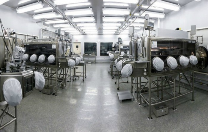 
Laboratorul steril din Johnson Space Center din Houston care conţine rocile lunare purtate de misiunile Apollo