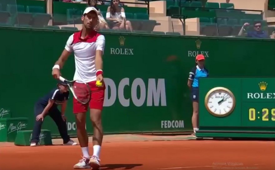 Jucătorul sârb de tenis Novak Djokovic.