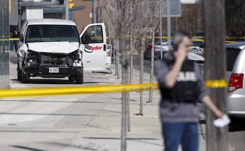 Scena atacului din Toronto, 23 aprilie 2018.
 
