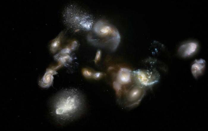 Obiectul cosmic "SPT2349-56" (ESO/M. Kornmesser)