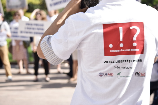 Marşul Solidarităţii Presei, Chişinău (Epoch Times România)