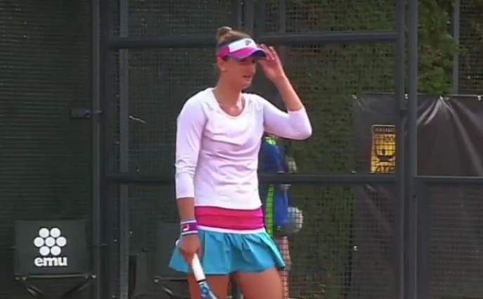 Jucătoarea română de tenis Irina Camelia Begu. (Captură foto)