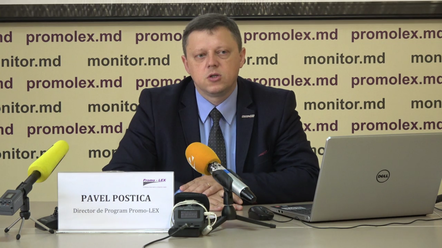 Pavel Postică, director de programe Promo-LEX (Captură Foto / privesc.eu)