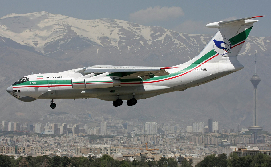 Avion al companiei aeriene iraniene Pouya Air