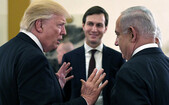 Donald Trump (st), premierul israelian Benjamin Netanyahu (dr) (Kobi Gideon/GPO/Getty Images)