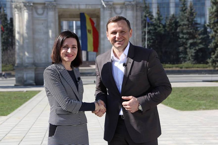 Maia Sandu şi Andrei Năstase (facebook.com/andrei năstase)