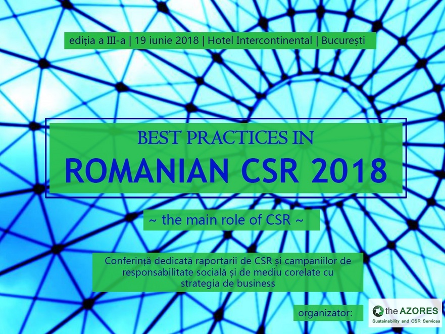 Best Practices in Romanian CSR”, ediţia 3