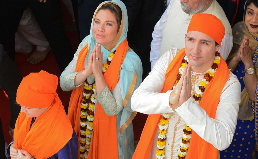 Premierul canadian Justin Trudeau a făcut deliciul ctiricilor săi pentru modul pueril în care s-a purtat în timpul unei vizite recente în India