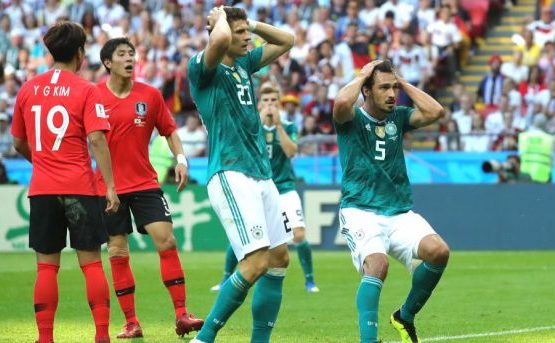 Germania - Coreea de Sud 0-2 (0-0), în ultimul meci din Grupa F a CM 2018.
