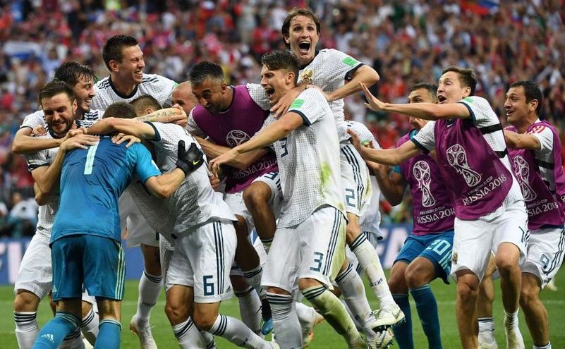 Rusia a eliminat Spania la loviturile de departajare (4-3) şi s-a calificat în sferturile CM 2018. (Getty Images)
