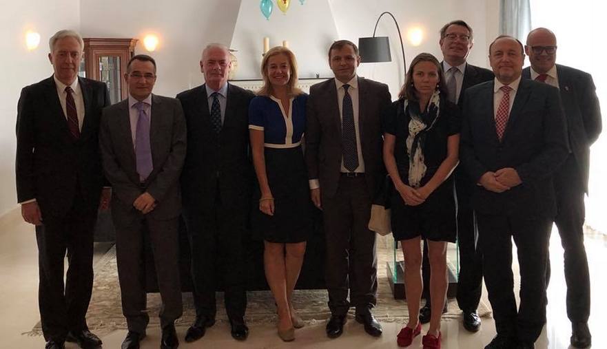 Andrei Năstase la întâlnirea cu mai mulţi ambasadori UE la Bucureşti 13.07.2018