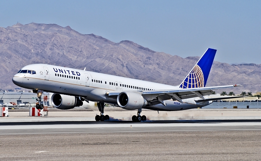 Avion al companiei aeriene americane United Airlines