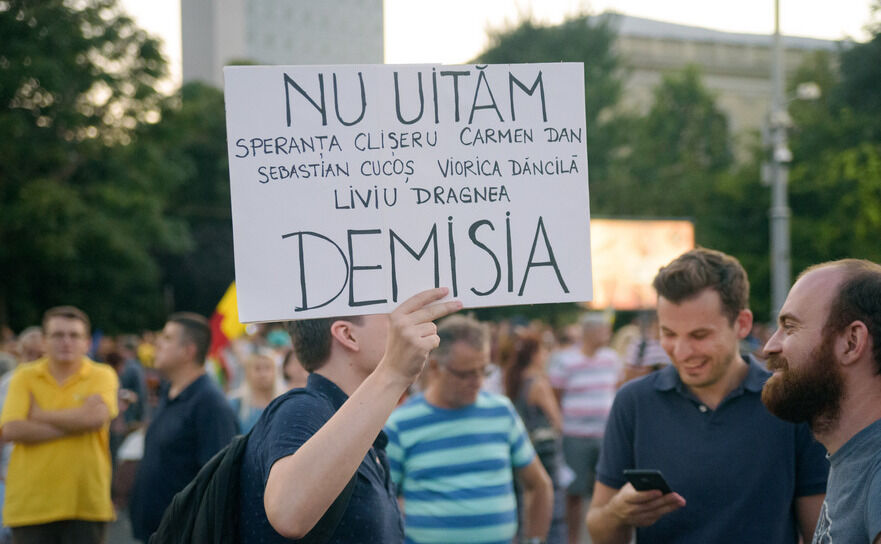 Protest (Mihuţ Savu / Epoch Times)