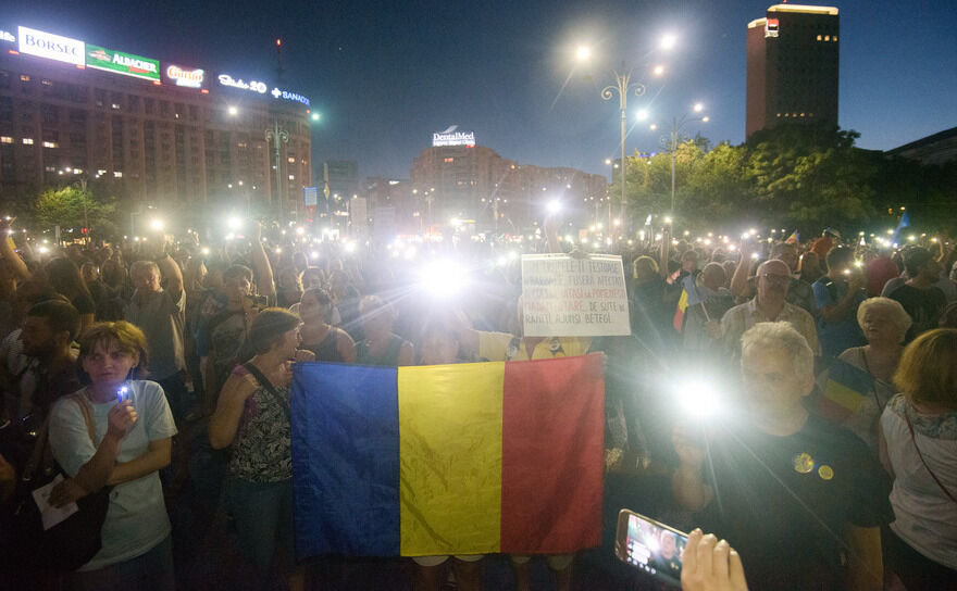 Protest (Mihuţ Savu / Epoch Times)