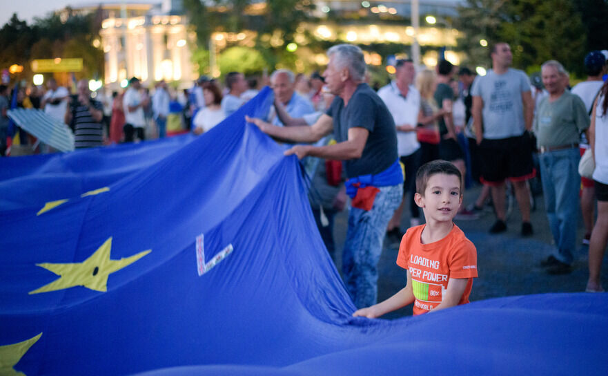 Protest (Mihuţ Savu / Epoch Times)