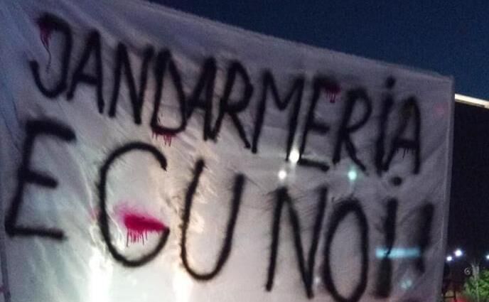 Banner la protestul din 10 august (Epoch Times)