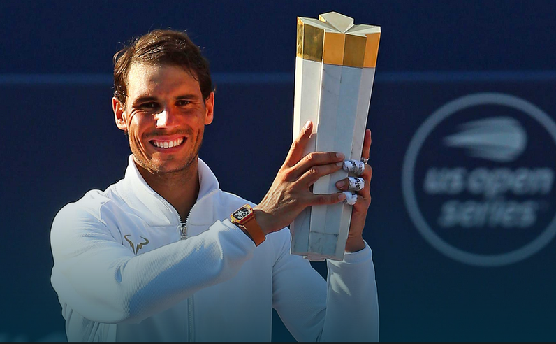 Spaniolul Rafael Nadal, câştigătorul ediţiei 2018 a ATP Masters 1000 'Rogers Cup'.