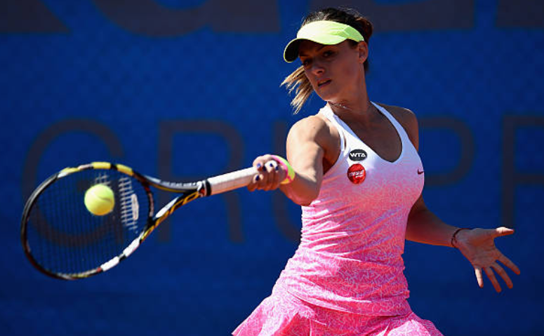 Jucătoarea română de tenis Ana Bogdan.