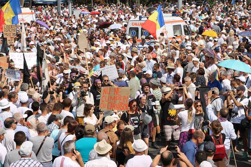 Protestul Mişcării ACUM din Chişinău 26.08.2018 (facebook.com/vera baciu)