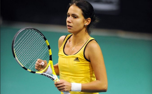 Jucătoarea română de tenis Raluca Olaru.