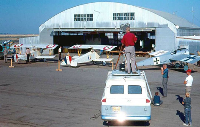 Porterville Airport in 1962 (City of Porterville)