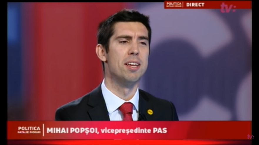 Mihai Popşoi, vicepreşedinte PAS (Captură Foto)
