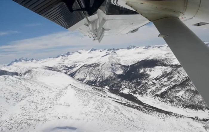 Zăpadă (captură video NASA)