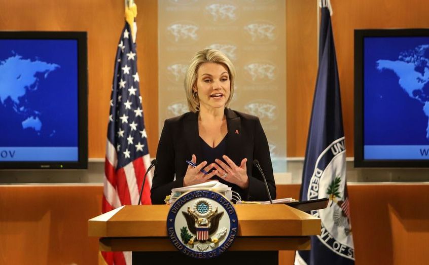 Heather Nauert, purtătoare de cuvânt a Departamentului de Stat american (Getty Images)