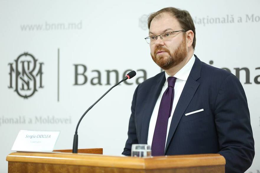 Sergiu Cioclea, guvernatorul Băncii Naţionale a Moldovei (BNM)