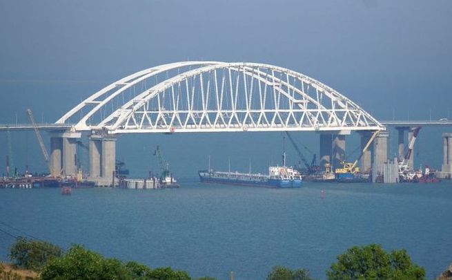 Podul peste strâmtoarea Kerch (Sasha Mordovets/Getty Images)