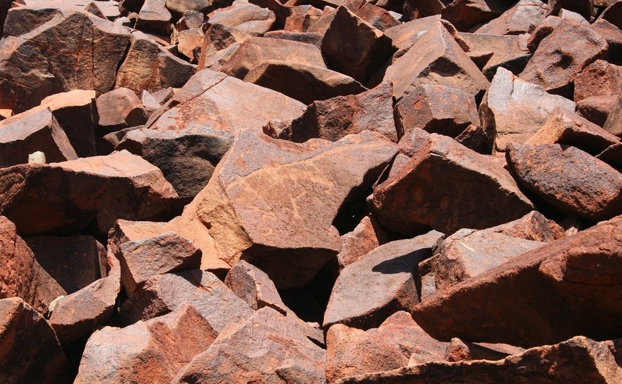 Roci din regiunea Pilbara, vestul Australiei.