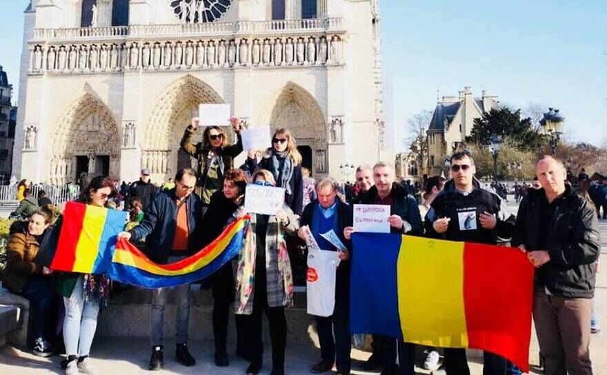 Flashmob la Paris (Gianina Fiordean)