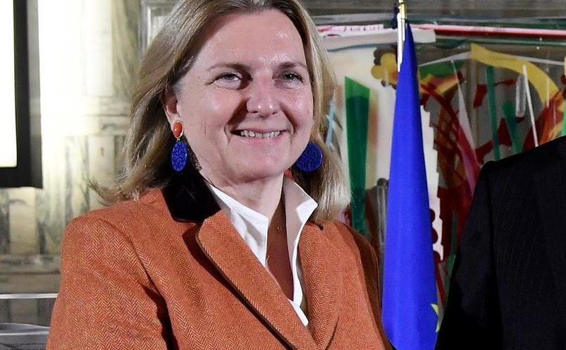 Ministrul austriac de Externe, Karin Kneissl