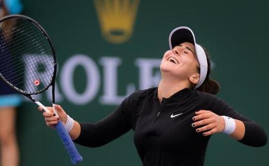 Jucătoarea canadiană de origine română Bianca Andreescu. (Getty Images)