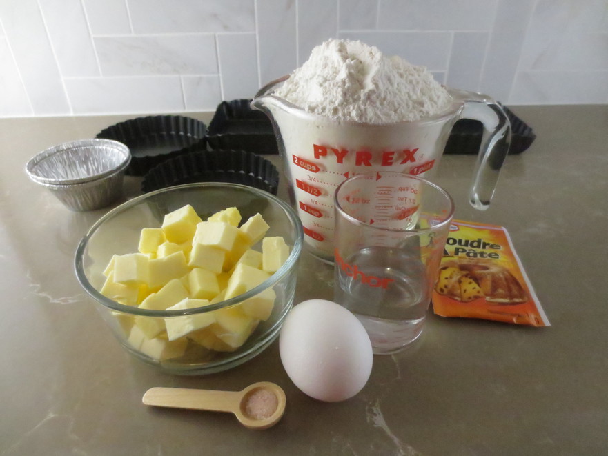 Ingrediente pentru crusta de tartă (Maria Matyiku / Epoch Times)