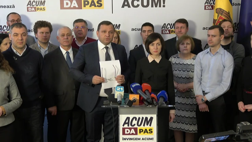 Blocul ACUM Platforma DA şi PAS (Captură Foto / privesc.eu)