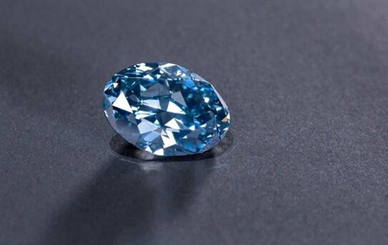 Diamantul "Okavango Blue" (Okavango Diamond Company)