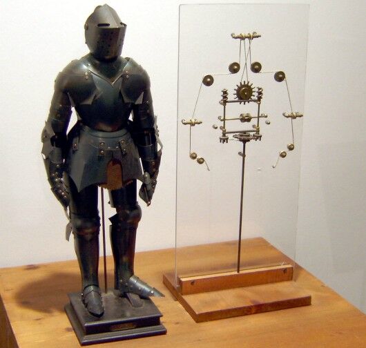 Robotul lui Leonardo (Wikipedia.org)