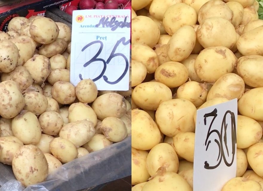 Preţurile la cartofi în R. Moldova