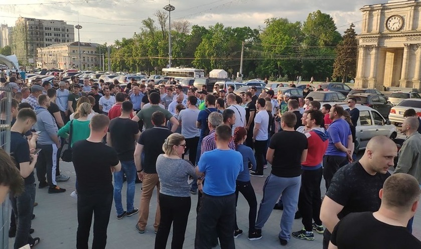 Protest al şoferilor în PMAN din Chişinău
