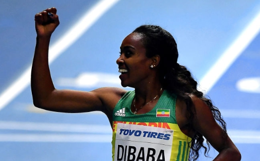 Atleta etiopiană Genzebe Dibaba.