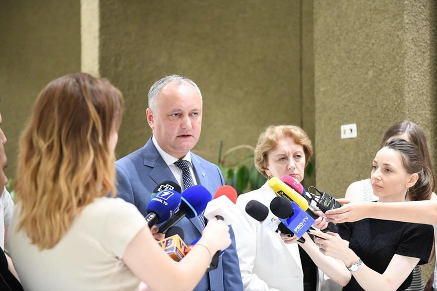Igor Dodon după şedinţa Consiliului republican al PSRM, 19.06.2019