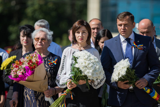Maia Sandu, în cadrul evenimentului de comemorare a victimelor deportărilor din 1949 (gov.md)