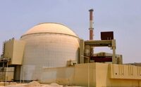 Clădire a centralei nucleare Bushehr din localitatea Bushehr, sudul Iranului (IIPA/Getty Images)