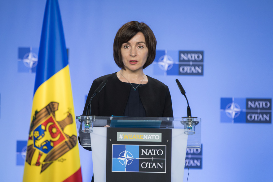 Maia Sandu, premierul R. Moldova (gov.md)
