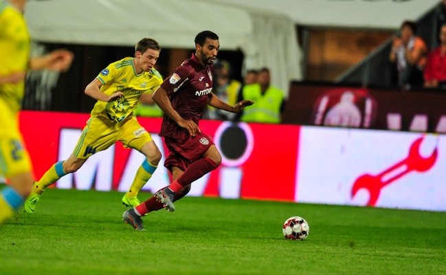 CFR Cluj trece de FC Astana cu 3-1 şi se califică în turul doi preliminar al UCL.