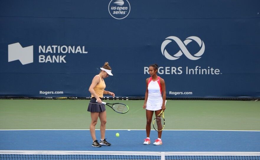 Rogers Cup 2019 - Halep/ Fernandez proba de dublu (Maria Matyiku / Epoch Times)