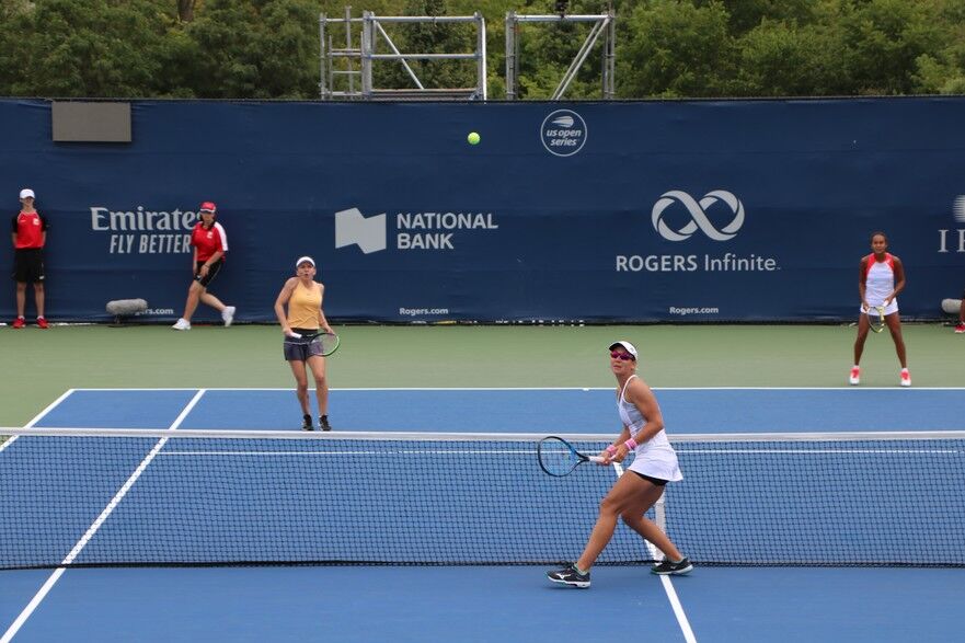 Rogers Cup 2019 - Halep/ Fernandez proba de dublu (Maria Matyiku / Epoch Times)