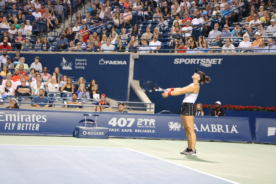 Bianca Andreescu Rogers Cup  2019 (Maria Matyiku / Epoch Times)