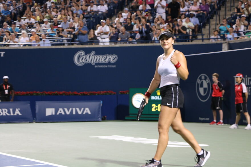 Bianca Andreescu Rogers Cup  2019 - victorie (Maria Matyiku / Epoch Times)